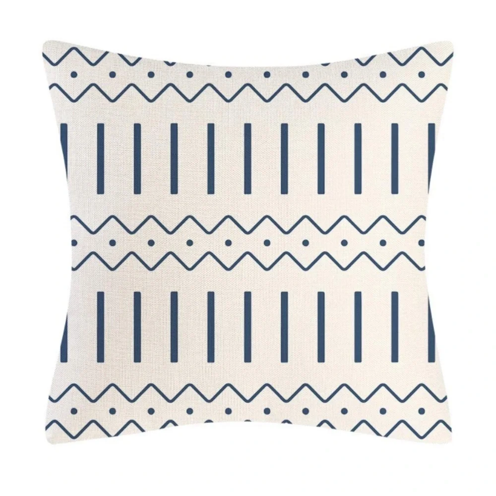 Luxury Home | Chic Blue Home Sweet Home Mix n' Match Throw Pillow Covers